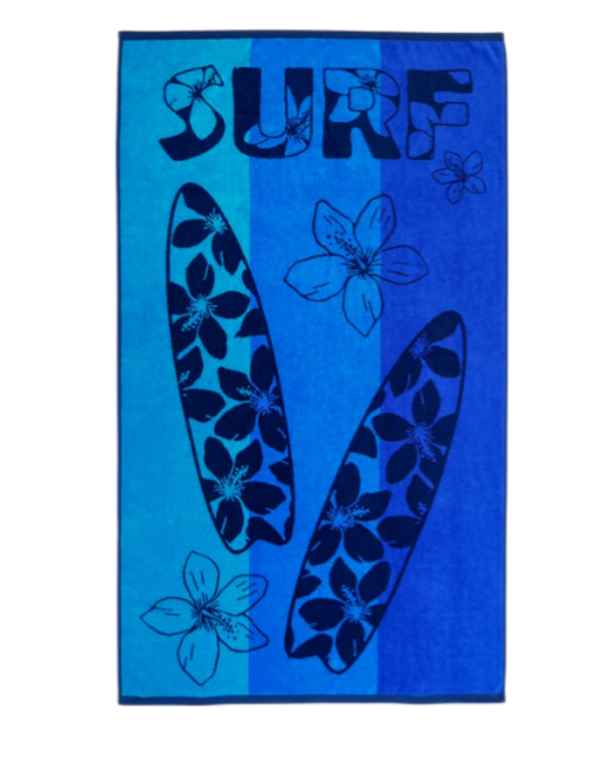 Velours strandhanddoek Surfplank