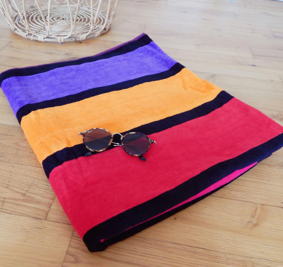 Velours strandhanddoek Happy Fresh
