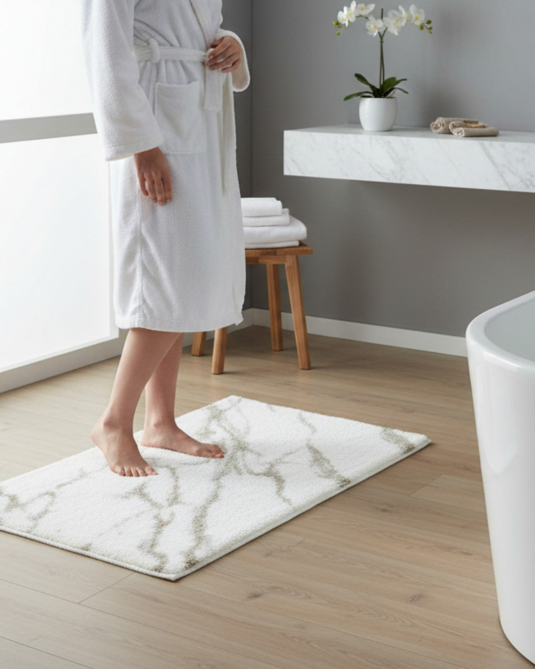 Marble badmat