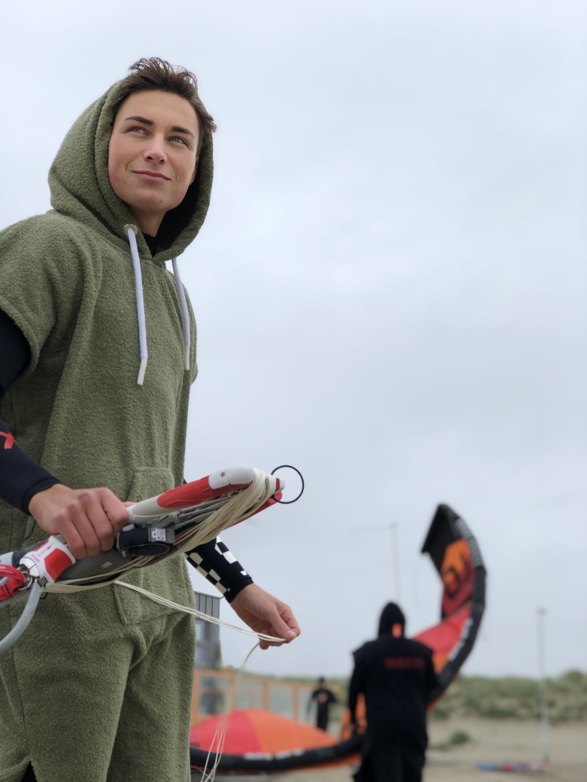 S< surfponcho olijf