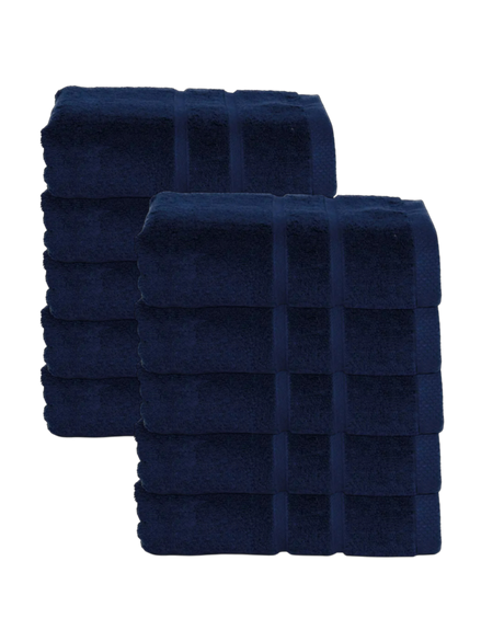Blauwe handdoeken