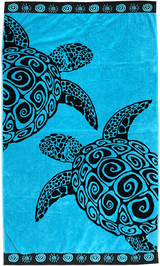 Velours strandhanddoek Schildpad