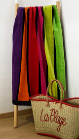 Velours strandhanddoek Happy Fresh