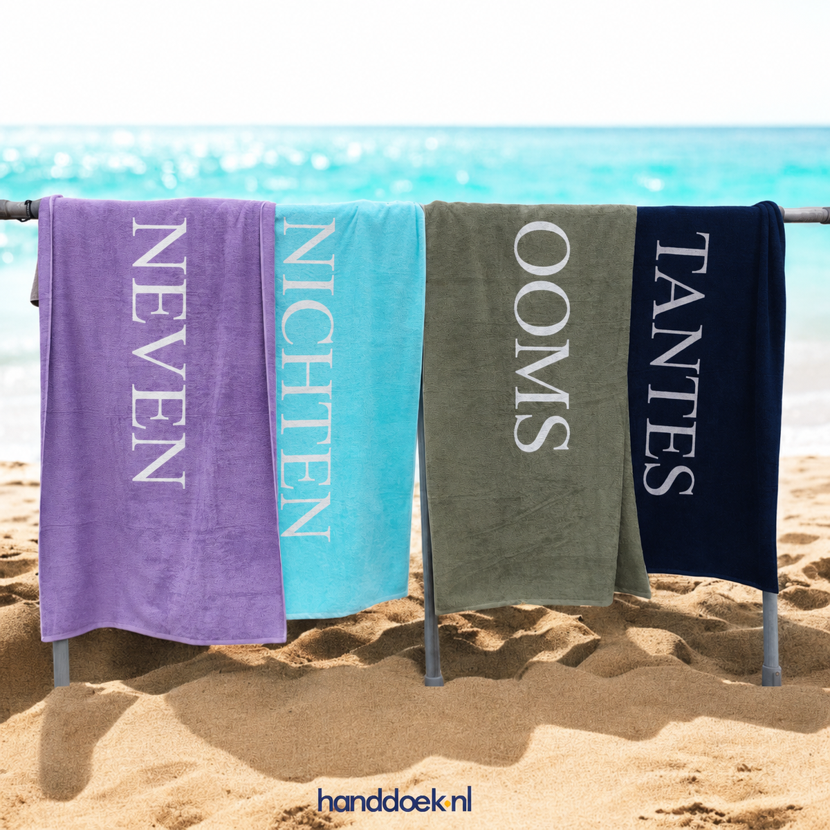 S&LT strandlaken met print - vanaf 10 stuks