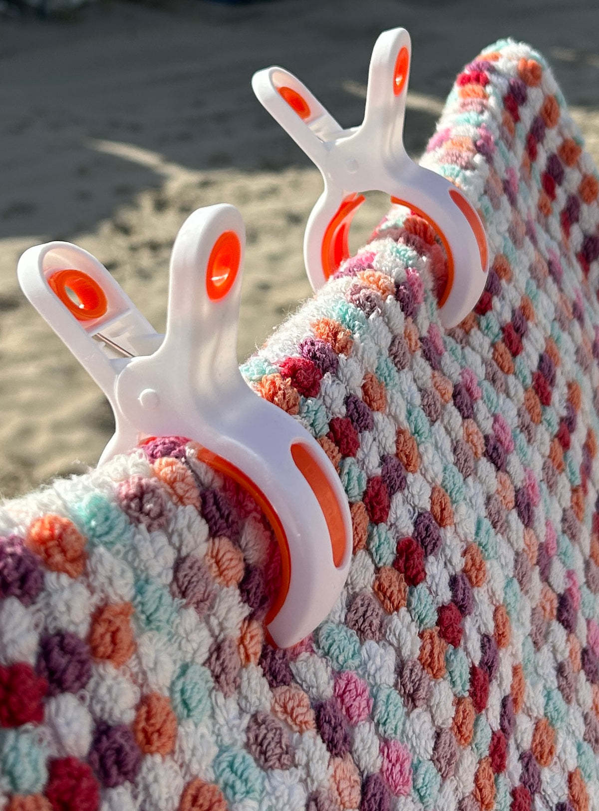 Strandhanddoek knijpers - set van 2