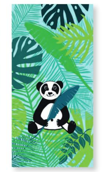 Kinderhanddoek panda