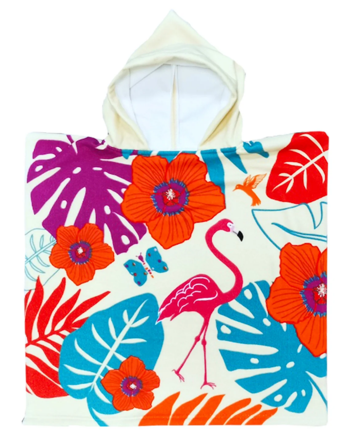 Zwemponcho Flamingo