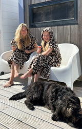 Badstof surfponcho Panter