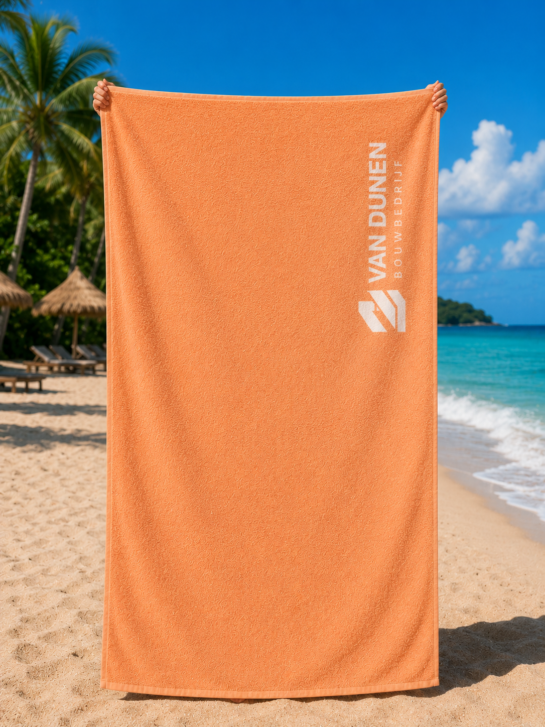 S&LT strandlaken met print - vanaf 10 stuks