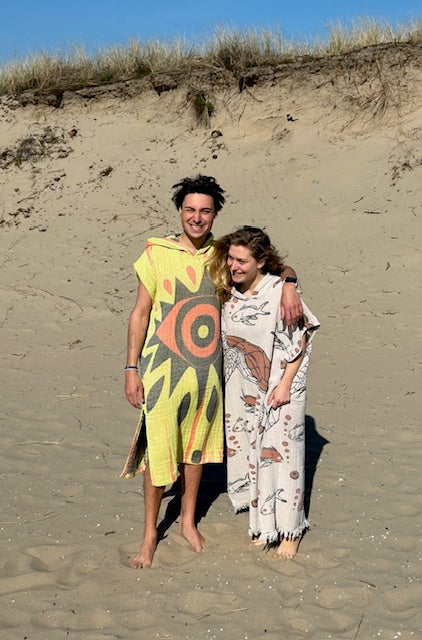 Hydrofiel surfponcho Fish