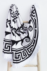 Rundes Handtuch Karneval