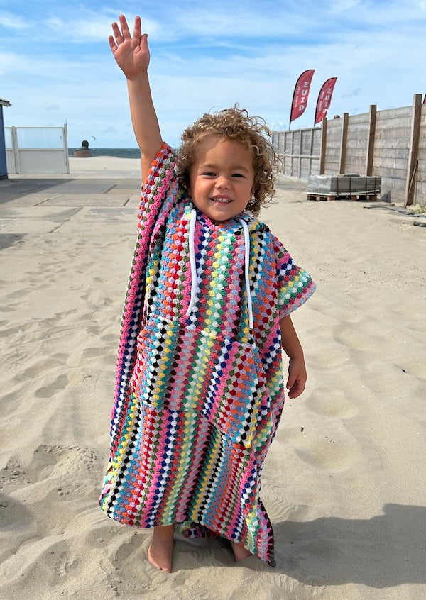 Kinder surfponcho