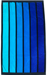 Velours strandhanddoek Happy Blue
