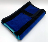 Velours strandhanddoek Happy Blue