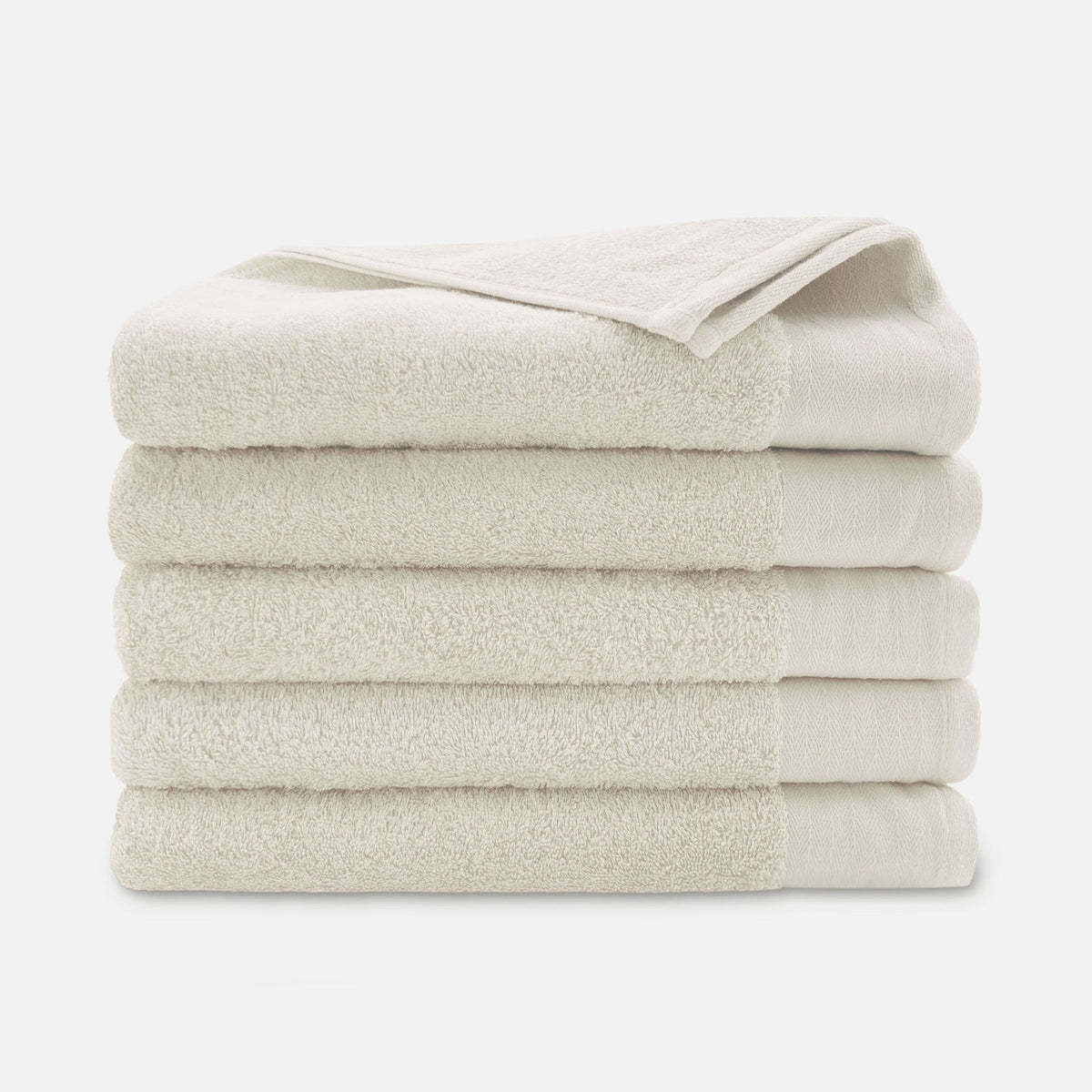 Walra Soft Cotton badlaken kiezelgrijs - 5 stuks