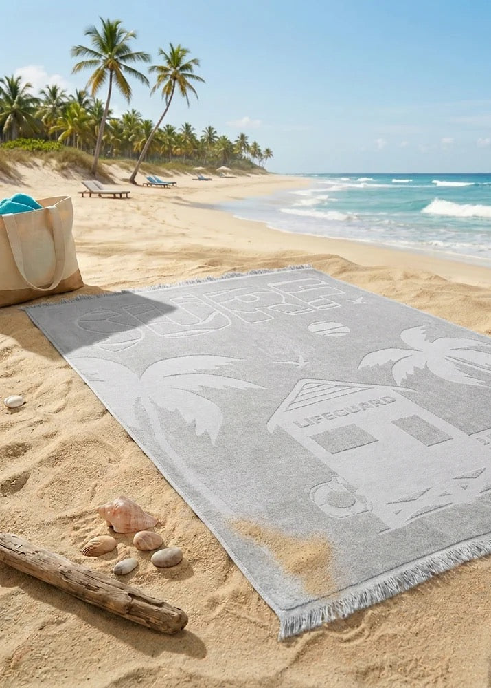 2-persoons strandhanddoek Palm Beach