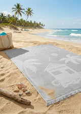 2-persoons strandhanddoek Palm Beach
