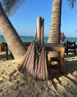 Badstof strandtas Pom