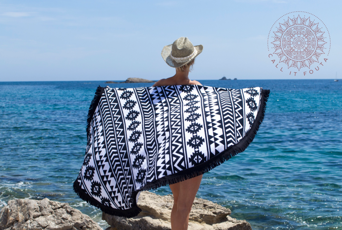 Round towel Carnival