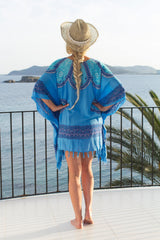 SARONG DRESS BLUE BLUE