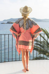 SARONG DRESS PINK BLUE