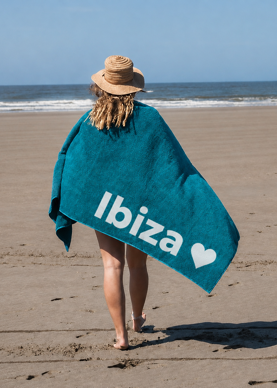 S&LT strandlaken met print - vanaf 10 stuks